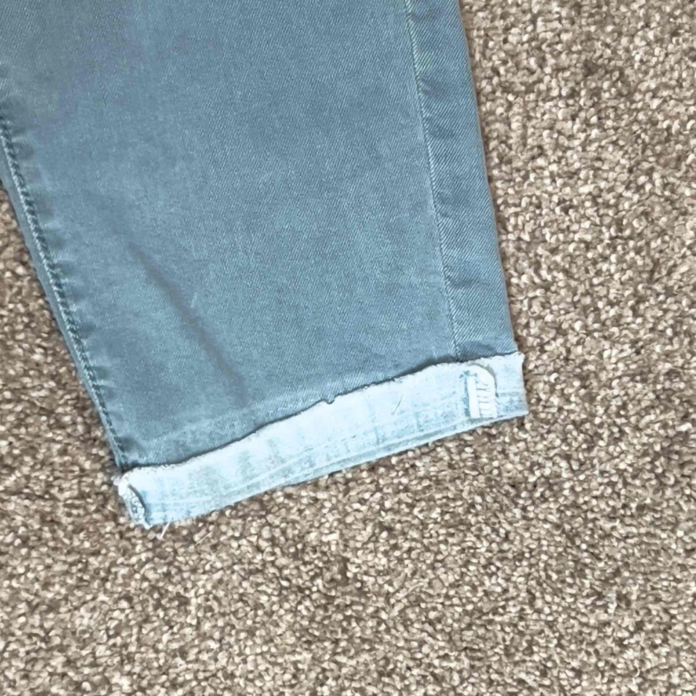 Loft Light Blue teal Size 30/10 Modern Skinny Crop Jeans - Picture 4 of 10